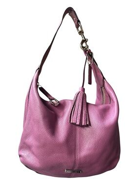 Coach Avery Pebbled Leather Hobo Shoulder Bag